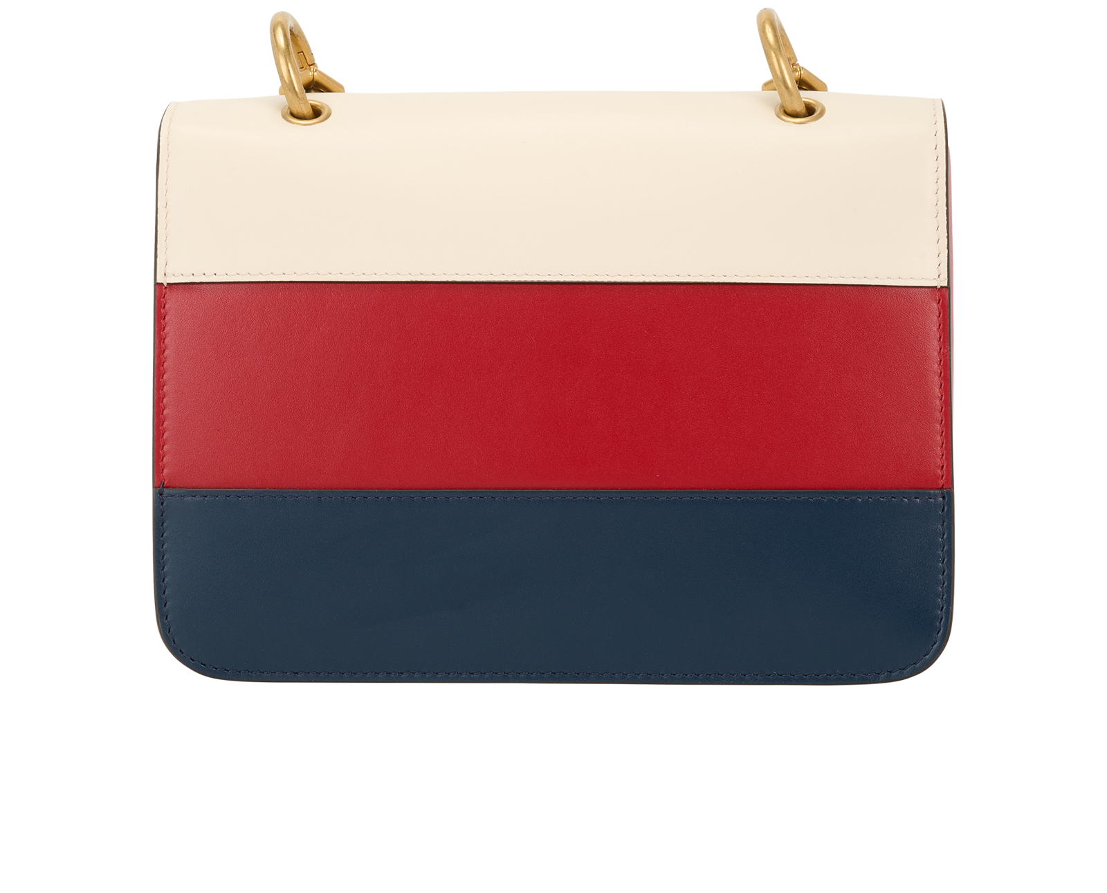 Queen Margaret, &pound;750, Handbags, Blue/Red/White, Leather, Back view